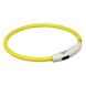 Trixie (Трикси) USB Flash Light Ring - Светящийся ошейник для собак 0,7х35 см Желтый