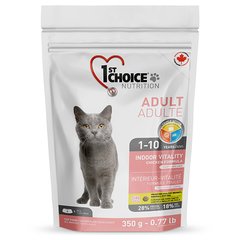 1st Choice (Фест Чойс) Vitality Indoor - Сухой корм с курицей для взрослых котов 350 г
