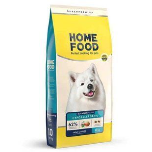 Home Food (Хоум Фуд) Hypoallergenic Adult Medium - Гипоаллергенный сухой корм с форелью и рисом для собак средних пород с белой шерстью, 1,6 кг