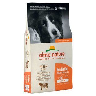 Almo Nature (Альмо Натюр) Holistic Dog Fresh Beef - Сухий корм з яловичиною для собак середніх порід, 12 кг