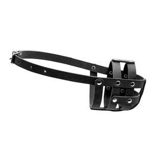 Намордник мягкий "CoLLaR" №0 (спаниель), черный, Черный
