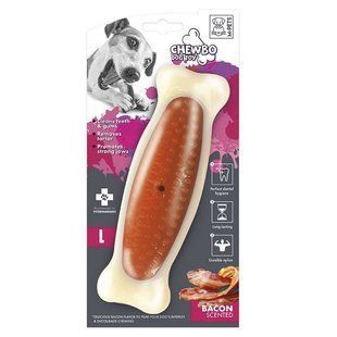 M-Pets (М-Петс) Chewbo Bone Clean Dental Bacon Scented &ndash; Жувальна іграшка Дентал Боне з ароматом бекону для собак, L
