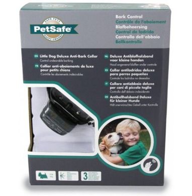 PetSafe (Петсейф) Little Dog Deluxe Anti-Bark Collar - Электронный ошейник-антилай для собак мелких и средних пород 40 см Черный