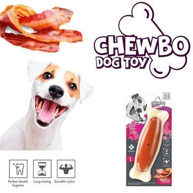 M-Pets (М-Петс) Chewbo Bone Clean Dental Bacon Scented &ndash; Жевательная игрушка Дентал Боне с ароматом бекона для собак M