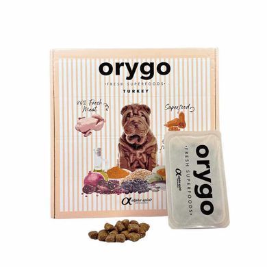 Orygo (Оріго) Turkey - Напіввологий корм з індичкою та гарбузом для дорослих собак всіх порід 3,6 кг