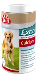 8in1 (8в1) Vitality Excel Calcium - Кальцієва добавка для собак, що сприяє укріпленню зубів та кісток 155 шт.