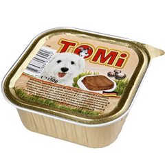 TOMi (Томи) Turkey, Pasta, Carrots - Консервированный корм с мясом индейки для собак (паштет) 150 г