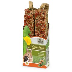 JR Farm (Джиер Фарм) Grainless Farmys Wild Seed-Thistle Blossom - Беззернові ласощі з пелюстками дикого будяка у формі паличок для гризунів 140 г