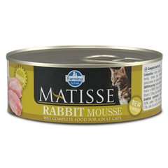 Farmina (Фарміна) Matisse Cat Mousse Rabbit – Консервований корм з кроликом для котів (мус) 85 г