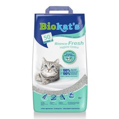Наполнитель туалета для кошек Biokat's Bianco Fresh 5 кг (бентонитовый)
