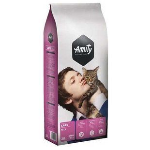 Amity (Аміті) ECO Cat MIX - Сухий корм з м'ясним міксом для дорослих котів, 20 кг