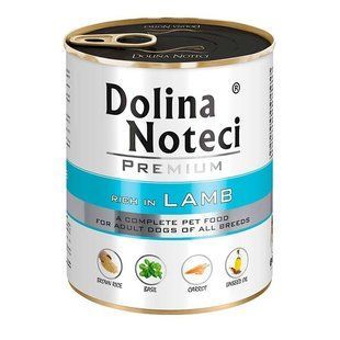 Dolina Noteci (Долина Нотечи) Premium Lamb Adult Dogs - Консервированный корм c ягнёнком для собак всех пород, 400 г