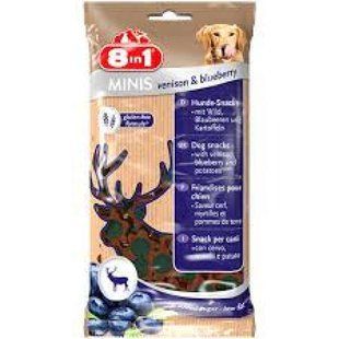 8in1 (8в1) Minis Venison & Blueberry - Лакомство для собак c олениной и черникой, 100 г