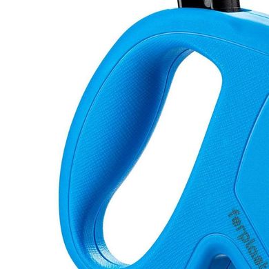 Ferplast (Ферпласт) Flippy One Tape – Повідець-рулетка для собак різних порід з висувною стрічкою S Блакитний