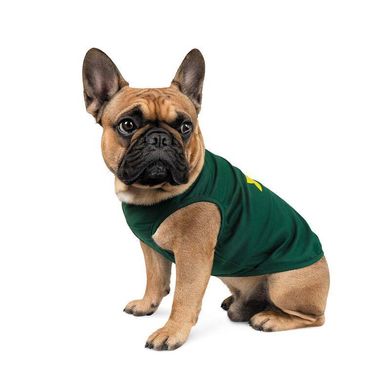 Pet Fashion (Пет Фешн) Say Yes Sun Please - Борцівка для собак із принтом (зелена) XS (23-25 см)