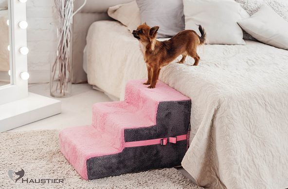 Haustier Velsoft Gray&Pink ступеньки для собак