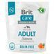 Brit Care (Брит Кеа) Dog Grain-free Adult Small and Medium Salmon - Сухой беззерновой корм с лососем для собак малых и средних пород, 1 кг