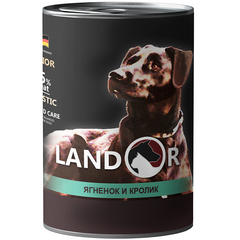 Landor (Ландор) Senior All Breed Lamb&Rabbit - Консервированный корм с ягненком и кроликом для пожилых собак всех пород 400 г