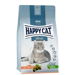 Happy Cat (Хеппи Кэт) Indoor Adult Atlantik-Lachs - Сухой корм с лососем для взрослых котов, живущих в помещении 300 г