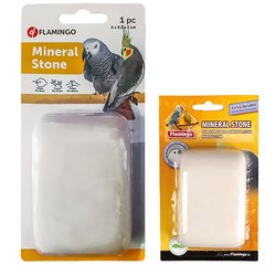 Flamingo (Фламинго) Mineral Stone - минеральный камень для птиц с витаминами - 6x9.2x3 см