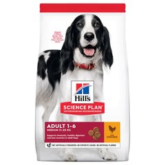 Hill's (Хиллс) Science Plan Adult Medium with Chicken - Сухой корм с курицей для взрослых собак средних пород 2,5 кг