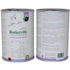 Baskerville (Баськервіль) Super Premium Lamm Mit Johannisbeeren - Консерви з ягням та смородиною для собак 800 г