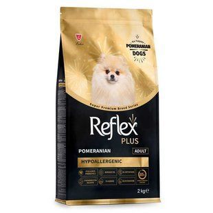 Reflex Plus (Рефлекс Плюс) PoMera (Мера)nian Hypoallergenic Adult - Сухой корм с курицей для взрослых собак породы померанский шпиц, 1,5 кг