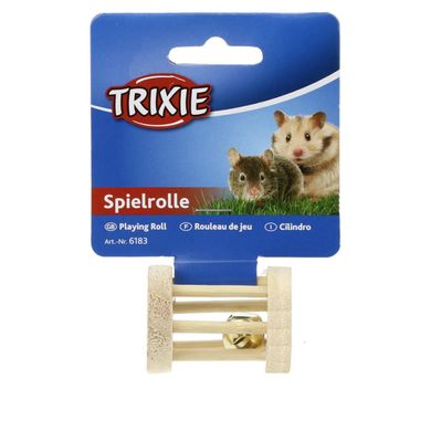 Trixie (Тріксі) Playing Roll – Ігровий дерев'яний циліндр з дзвіночком 5х3,5 см
