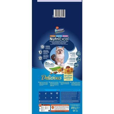 Brekkies (Брекіс) Cat Delice Fish - Сухий корм з рибою для котів, 20 кг
