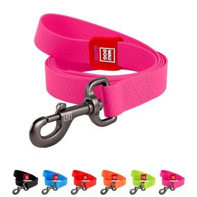 copy_Collar (Коллар) WAUDOG Waterproof - Водостійкий повідець для собак 1,5х183 см Рожевий