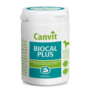 Canvit (Канвит) Biocal plus - Сбалансированный комплекс для здорового развития костной ткани, сухожилий, суставов, хрящей, зубов и мышц собак 230 г (230 шт.)