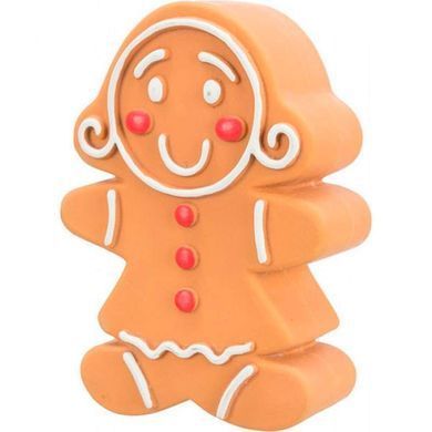 Trixie (Трикси) Игрушка Рождественский пряник латексный для собак, 1 шт.