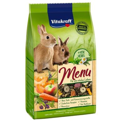 Vitakraft (Витакрафт) Premium Menu Vital - Корм премиальный для кроликов 500 г