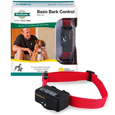 PetSafe (ПетСейф) Basic Bark Control - Электронный ошейник против лая собак Bark Control Бордовый