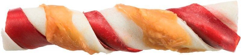 Trixie (Тріксі) Denta Fun Barbecue Rolls With Chicken Breast &ndash; Ласощі палички з курячого філе з ароматом барбекю для чищення зубів собак, 80 г / 12 см (10 шт.)