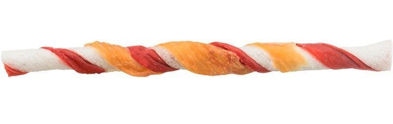 Trixie (Тріксі) Denta Fun Barbecue Rolls With Chicken Breast &ndash; Ласощі палички з курячого філе з ароматом барбекю для чищення зубів собак, 80 г / 12 см (10 шт.)