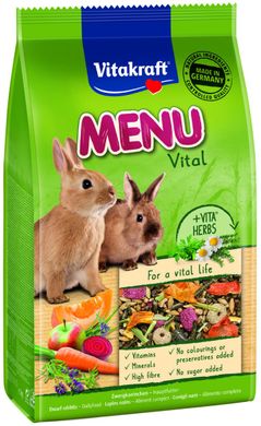 Vitakraft (Витакрафт) Premium Menu Vital - Корм премиальный для кроликов 1 кг