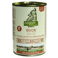 Isegrim (Изегрим) Duck with Parsnip Sea Buckthorn&Wild Herbs - Консервованный корм с уткой, пастернаком, облепихой и дикорастущими травами для собак 400 г