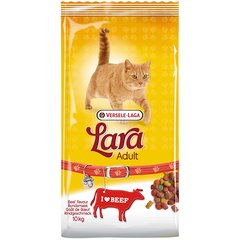 Lara (Лара) adult beef flavour корм для котов и кошек с говядиной 10 кг