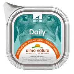 Almo Nature (Альмо Натюр) Daily Adult Dog Veal&Carrots - Консервированный корм с телятиной и морковью для взрослых собак 100 г
