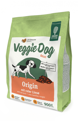 Green Petfood (Грин Петфуд) VeggieDog Origin Adult - Сухой вегитарианский корм для взрослых собак с красной чечевицей 900 г
