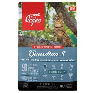 Orijen (Оріджен) Guardian 8 Cat - Сухий корм з м'ясом риби та птиці для котів на всіх стадіях життя, 1,8 кг