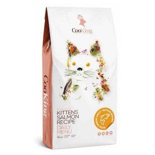 CooKing (КуКін) Kittens Salmon Recipe - Cухий корм зі свіжим м'ясом лосося для кошенят 2 кг