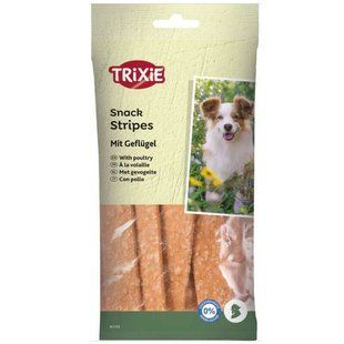 Trixie (Тріксі) Stripes Light - Ласощі-палички з м'ясом домашньої птиці для собак, 100 г
