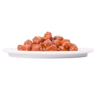 Plaisir (Плезир) Puppy Chicken Chunks In Gravy - Полнорационный влажный корм с курицей для щенков (кусочки в соусе), 22х100 г (box)