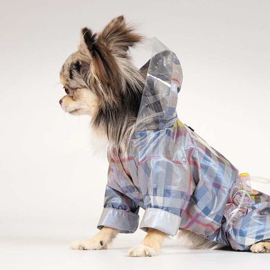 Pet Fashion (Пет Фешн) The Mood Fall - Дощовик для собак (сірий) 2XL (43-46 см)