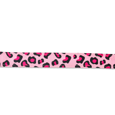 Max&Molly (Макс энд Молли) Multi-Function Leash - Поводок многофункциональный Leopard Pink с леопардовым принтом, S