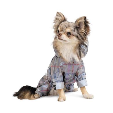 Pet Fashion (Пет Фешн) The Mood Fall - Дождевик для собак (серый) 2XL (43-46 см)