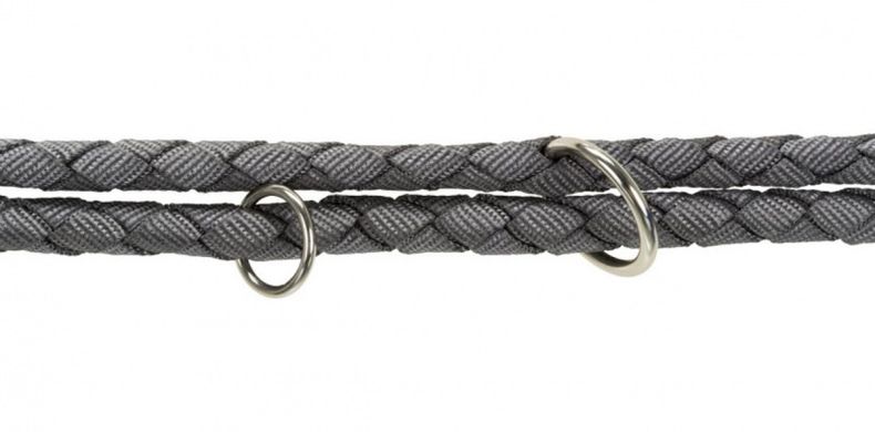 Trixie (Трикси) Cavo Adjustable Leash - Поводок-перестежка для собак 1,2х200 см Черный