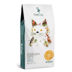 CooKing (КуКин) Sterelized Cats - Cухой корм со свежим мясом для стерилизованных котов 2 кг